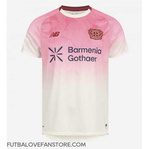 Bayer Leverkusen Eliesse Ben Seghir #17 Vonkajší futbalový dres 2025-26 Krátky Rukáv Bayer Leverkusen Eliesse Ben Seghir #17 Vonkajší futbalový dres 2025-26 Krátky Rukáv